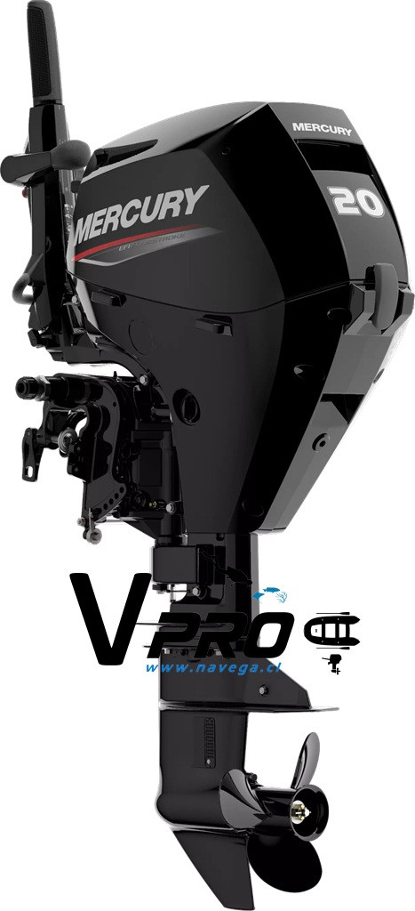 Motor fuera de borda Mercury 20HP 4T Pata Larga 20"